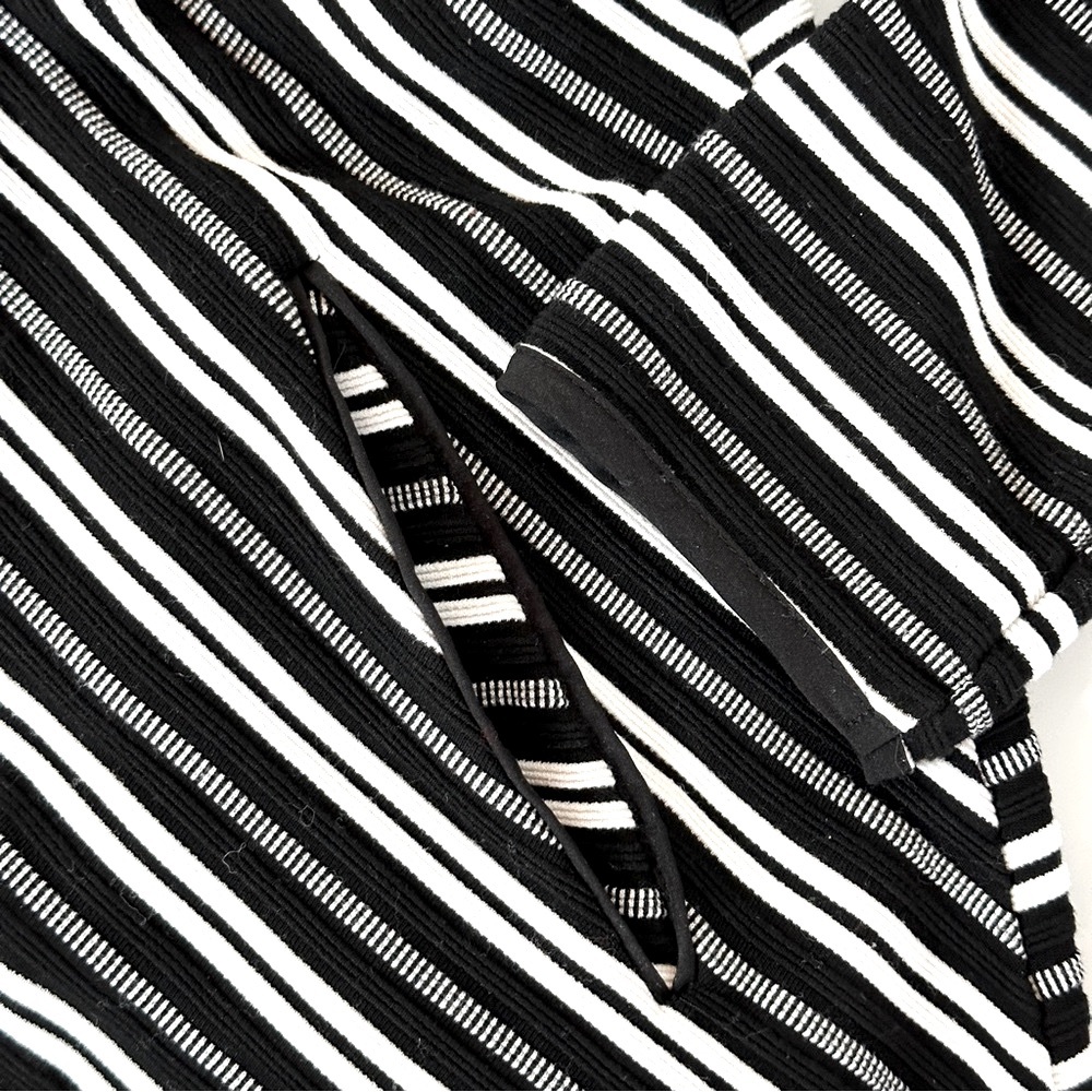 Dana Buchman Stripe Jersey Open Front Jacket S - Picture 5 of 9